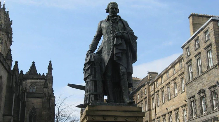 adam smith estatua 1920